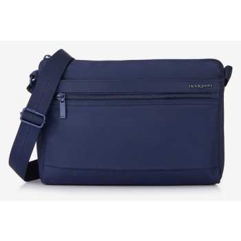 hedgren eye m cross body bag blue main part - nylon; lining