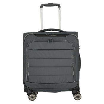 travelite skaii 4w s suitcase grey 100 % recycled polyester