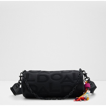 aldo eviebarrel handbag black textile σε προσφορά