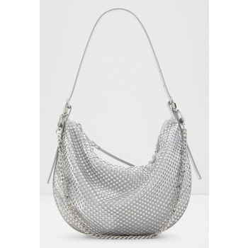 aldo kasslyn_se handbag silver textile σε προσφορά