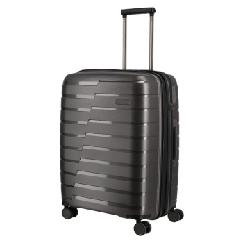 travelite air base m anthracite suitcase grey