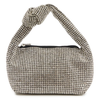 orsay handbag silver polyester, rhinestones σε προσφορά