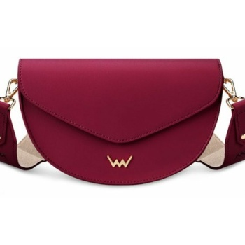 vuch tricia wine waist bag red artificial leather