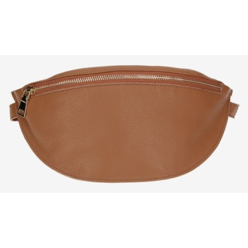 elega cammie waist bag brown genuine leather σε προσφορά