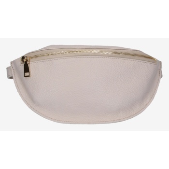 elega cammie waist bag beige genuine leather σε προσφορά