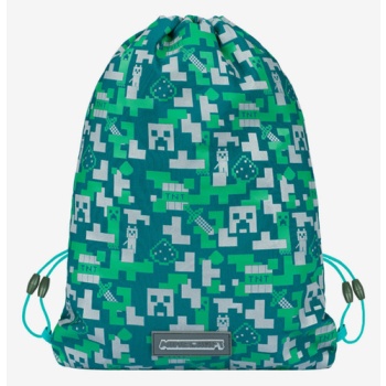 baagl minecraft silver creeper gymsack green 100% polyester σε προσφορά