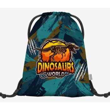 baagl dinosaurs world gymsack blue 100% polyester σε προσφορά