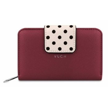 vuch koene wine wallet red artificial leather