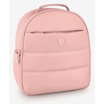 heys puffer backpack pink polyester