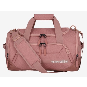 travelite kick off duffle s rose bag pink polyester