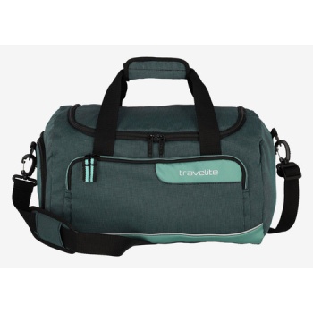 travelite viia duffle travel bag green recycled polyester