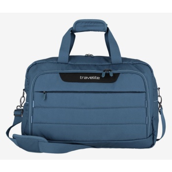 travelite skaii weekender bag blue 100 % recycled polyester