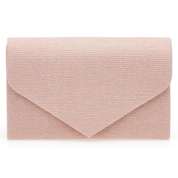 τσάντα φάκελος ροζ υφασμάτινη ροζ