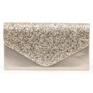 τσάντα φάκελος χρυσή ...