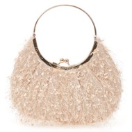 τσάντα χειρός μπρονζέ με ...