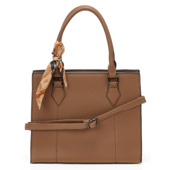 πούρο τσάντα ώμου με διακοσμητικό μαντήλι πουρο σε προσφορά