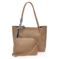 τσάντα ώμου με τσαντάκι ...