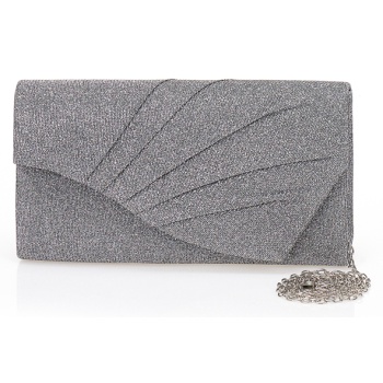 τσάντα φάκελος γκρι λούρεξ γκρι σε προσφορά