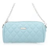 τσαντάκι χιαστί βεραμάν καπιτονέ με μεταλλική αλυσίδα βεραμαν