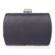 clutch μαύρο υφασμάτινο ...