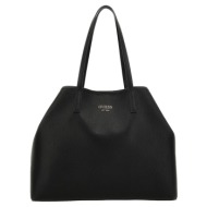 γυναικεία τσάντα shopper guess hwvg699529 vikky black μαύρο