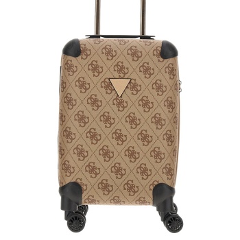 γυναικεία βαλίτσα/τρόλεϊ guess twb8688983 latte logo/brown