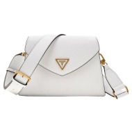 γυναικεία τσάντα χιαστί/ώμου guess hwva9231120 white lossie λευκό