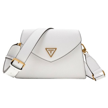 γυναικεία τσάντα χιαστί/ώμου guess hwva9231120 white lossie σε προσφορά