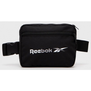 τσάντα φάκελος reebok χρώμα μαύρο 100% πολυεστέρας