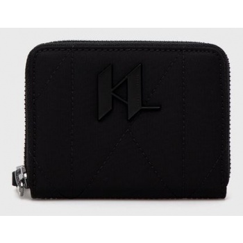 πορτοφόλι karl lagerfeld γυναικεία, χρώμα μαύρο 100%