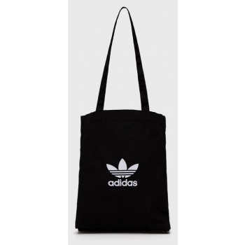 τσάντα adidas originals χρώμα μαύρο 100% βαμβάκι