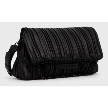 τσάντα karl lagerfeld χρώμα μαύρο 100% poliuretan