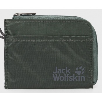 πορτοφόλι jack wolfskin χρώμα πράσινο 100% πολυεστέρας