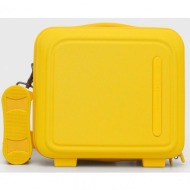 τσάντα καλλυντικών mandarina duck χρώμα: κίτρινο κύριο υλικό: 100% πολυανθρακικό
φόδρα: 100% πολυεστ