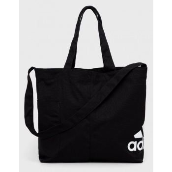 τσάντα adidas performance χρώμα μαύρο 100% βαμβάκι
