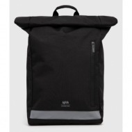 σακίδιο πλάτης lefrik χρώμα: μαύρο 100% ανακυκλωμένος πολυεστέρας