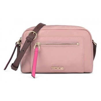 τσάντα tous χρώμα ροζ νάιλον, βινύλι