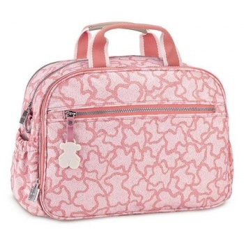 τσάντα tous χρώμα ροζ συνθετικό ύφασμα, φυσικό δέρμα