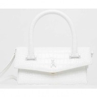 δερμάτινη τσάντα patrizia pepe χρώμα: άσπρο κύριο υλικό: 100% φυσικό δέρμα
φόδρα: 100% πολυεστέρας