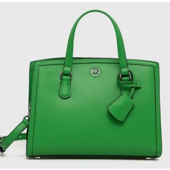 δερμάτινη τσάντα michael michael kors χρώμα πράσινο 100%