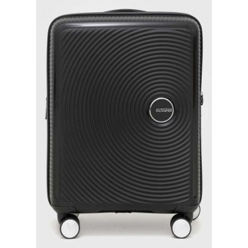 βαλίτσα american tourister χρώμα μαύρο κύριο υλικό 100%