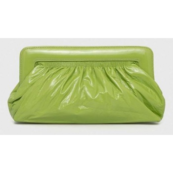 δερμάτινη τσάντα συμπλέκτη gestuz χρώμα πράσινο κύριο