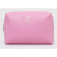 τσάντα καλλυντικών guess χρώμα: ροζ κύριο υλικό: 100% poliuretan
φόδρα: 100% πολυεστέρας