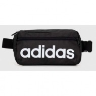 τσάντα φάκελος adidas performance χρώμα: μαύρο 100% ανακυκλωμένος πολυεστέρας