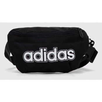 τσάντα φάκελος adidas χρώμα μαύρο κύριο υλικό 100%