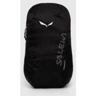 σακίδιο πλάτης salewa χρώμα: μαύρο 100% ανακυκλωμένο πολυαμίδιο
