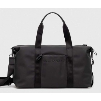 τσάντα karl lagerfeld χρώμα μαύρο 90% poliuretan, 10%