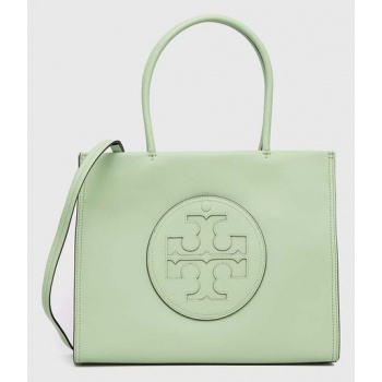 τσάντα tory burch χρώμα πράσινο κύριο υλικό συνθετικό