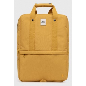 σακίδιο πλάτης lefrik daily backpack χρώμα κίτρινο 100%
