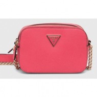 τσάντα guess χρώμα: ροζ